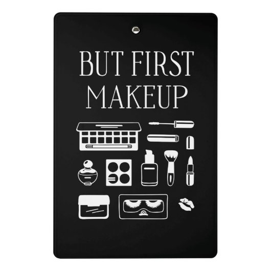 Aber erstes Make-up Mini Klemmbrett (Rückseite)