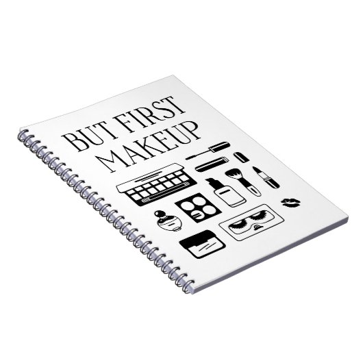Aber erstes Make-up Notizblock (Rechte Seite)