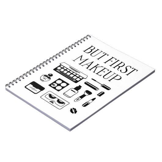 Aber erstes Make-up Notizblock (Linke Seite)
