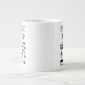 Aber Erstes Makeup Jumbo-Tasse (Vorderseite)