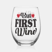 Aber erstmalig trockenes Glas (Vorderseite)