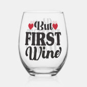 Aber erstmalig trockenes Glas (Rückseite)