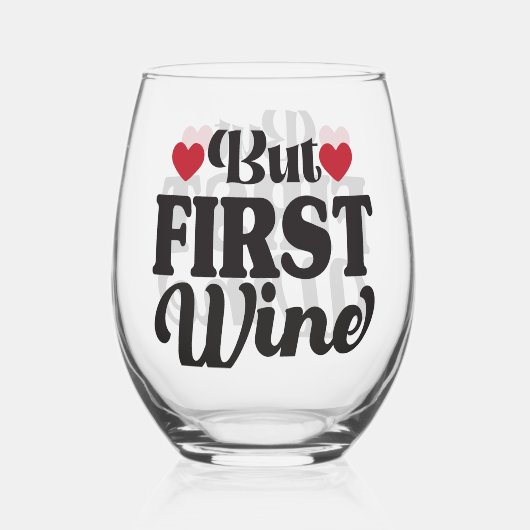 Aber erstmalig trockenes Glas (Rückseite)