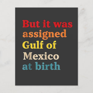 Aber es wurde zum Geburtsjahr zum Golf von Mexiko  Flyer
