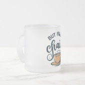 Aber First Chai: Eine beige Tasse von Bliss (Vorderseite Links)