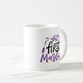Aber First Mascara Kaffeetasse (VorderseiteRechts)