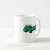 Aber First Matcha Retro Style Tasse (VorderseiteRechts)