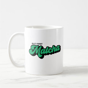 Aber First Matcha Retro Style Tasse