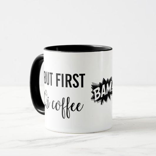 Aber First Qi Coffee Tasse (Vorderseite Links)