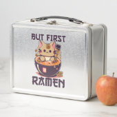 Aber First Ramen Cat Japanisch Tokio Ramen Noodles Metall Brotdose (Beispiel)