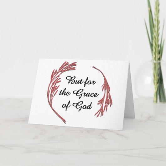 Aber für die Gnade Gottes Karte (Vorderseite)