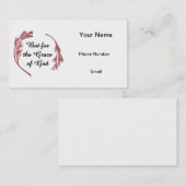 Aber für die Gnade Gottes Rufkarte Telefonnummerkarte (Vorne/Hinten)