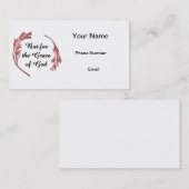 Aber für die Gnade Gottes Zitat Telefonnummerkarte (Vorne/Hinten)