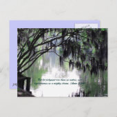 Aber gelassen Urteilsvermögen läuft als Wasser ab, Postkarte (Vorne/Hinten)