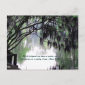 Aber gelassen Urteilsvermögen läuft als Wasser ab, Postkarte (Vorderseite)