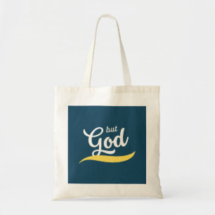 Aber God Blue Christlich Faith Shopping Tote Bag Tragetasche