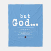 Aber Gott Fleecedecke (Vorderseite)