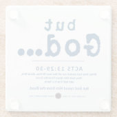 Aber Gott Glasuntersetzer (Rückseite)