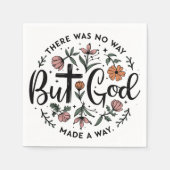 Aber Gott ist Christlich Serviette (Vorderseite)