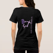 "Aber Gott ist treu" Tri-Blend Shirt (Rückseite)