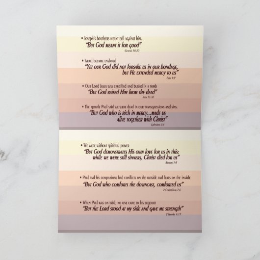 aber Gott Karte (Innenseite)