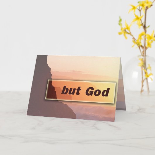 aber Gott Karte (Gelbe Blume)