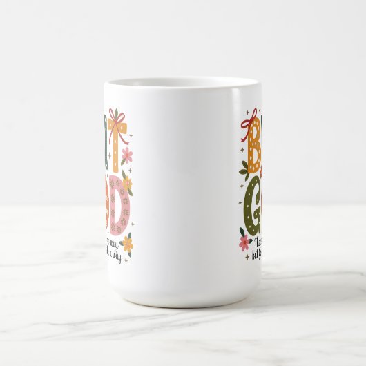 Aber Gott machte einen Weg Inspiration Christlich Kaffeetasse (Mittel)