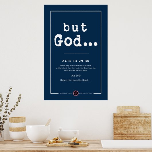 Aber Gott Poster (Küche)