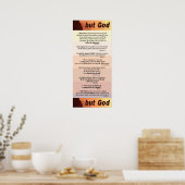 Aber Gott Poster Zwei (Küche)