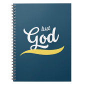 Aber Gott Retro Christliche Bibelbuch Notizblock (Vorderseite)