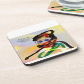 Aber Gott sei Dank! Getränkeuntersetzer (Linke Seite)