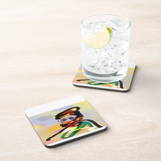 Aber Gott sei Dank! Getränkeuntersetzer (Rechte Seite)