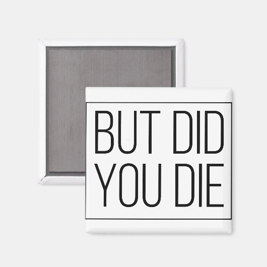 Aber haben Sie die Magnet (Vorderseite/Rückseite)