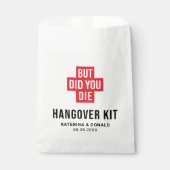 Aber hast du das Hochzeitshangover-Erholung-Kit Fa Geschenktütchen (Vorderseite)