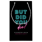 Aber hast du Die? Neon Blue & Pink Hangover Kit Kleine Geschenktüte (Rückseite)