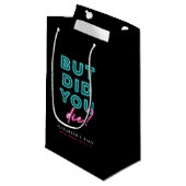 Aber hast du Die? Neon Blue & Pink Hangover Kit Kleine Geschenktüte (Vorderseite Schrägansicht)