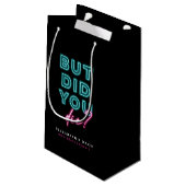 Aber hast du Die? Neon Blue & Pink Hangover Kit Kleine Geschenktüte (Rückseite Schrägansicht)