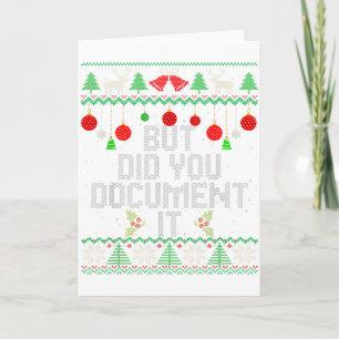 Aber hast du es hässliches Weihnachtspullover pass Karte
