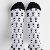 Aber ich bin Niedlich Boston Terrier (schwarzer) W Socken (Oben)