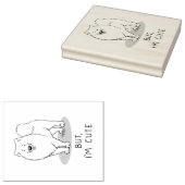 Aber ich bin Niedlich Samoyed Dog Gummistempel (Stempel)