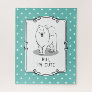 Aber ich bin Niedlich Samoyed Dog Puzzle