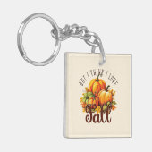 Aber ich glaube, ich Liebe fallen - Pumpkins & Blä Schlüsselanhänger (Vorderseite links)