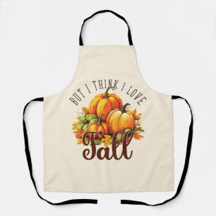 Aber ich glaube, ich Liebe fallen - Pumpkins & Blä Schürze