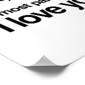 ABER ICH LIEBE DICH POSTER (Ecke)