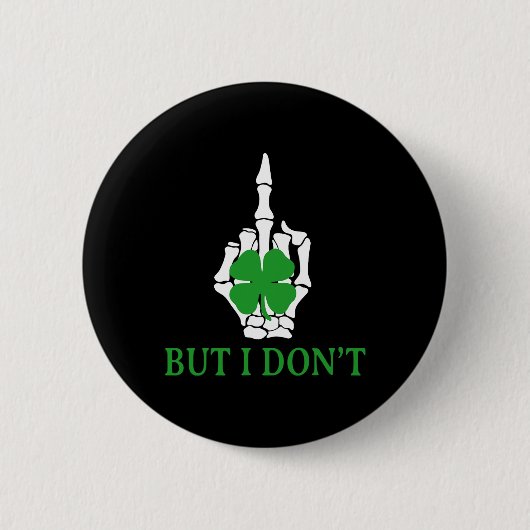 Aber ich mache keine Matching St Patricks Day Paar Button (Vorderseite)
