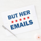 Aber ihre Emails Rechteckiger Aufkleber (Umschlag)