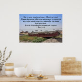 Aber in deinen Herzen Set getrennt Christus als He Poster (Küche)