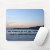 Aber ist der Mann gesegnet, den auf… vertraut Mousepad (Mit Mouse)