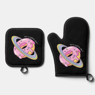Aber ist es glutenfrei? Donut Ofenhandschuh & Topflappen-Set