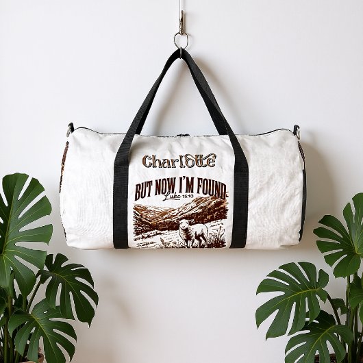 Aber jetzt bin ich gefunden Schaf Duffle Bag